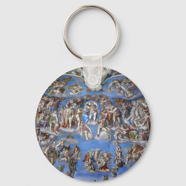 The Last Judgment, Sistine Chapel - keychain (Front)