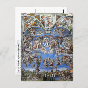 The Last Judgment - Sistine Chapel, Vatican City Postcard
