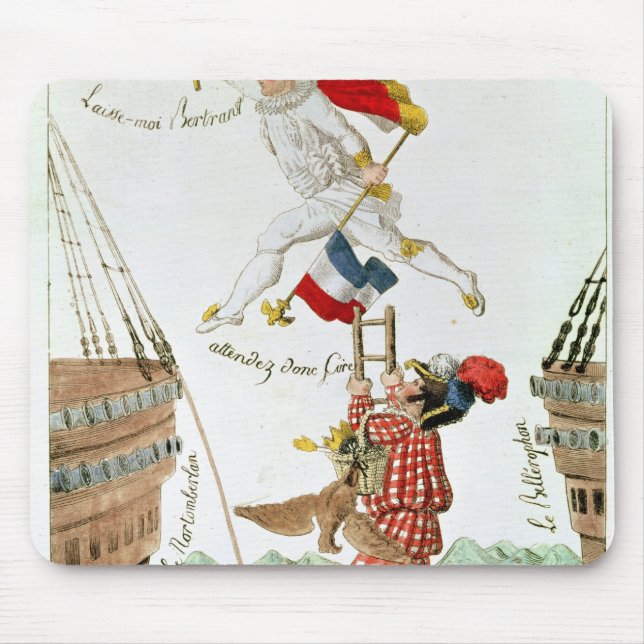The Last Leap of a Great Man, 1815 Mouse Mat (Front)