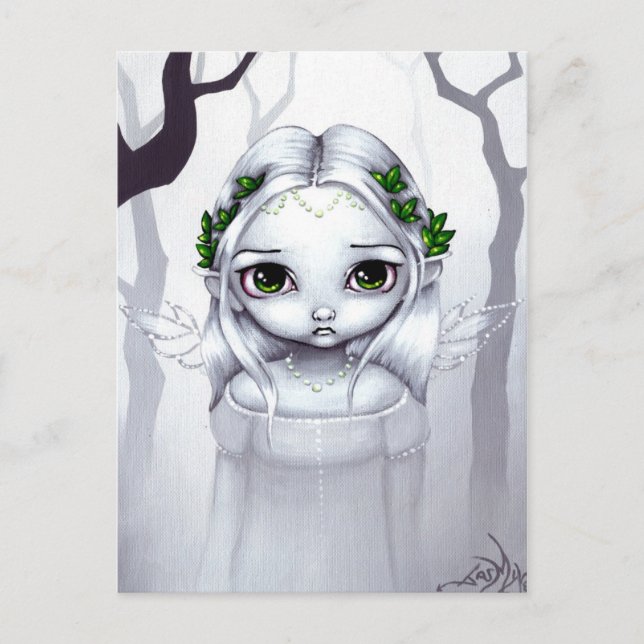 "The Last Leaves" Postcard (Front)