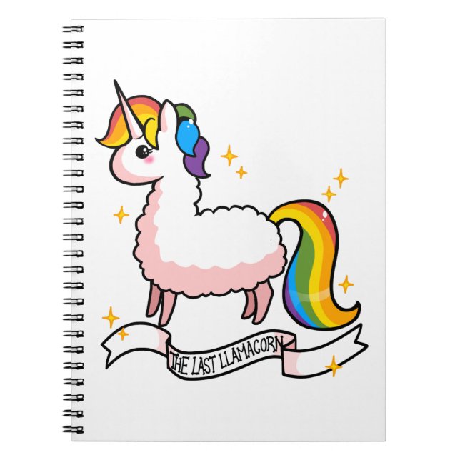 The Last Llamacorn Notebook (Front)