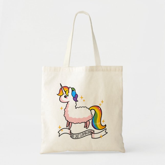 The Last Llamacorn Tote Bag (Front)