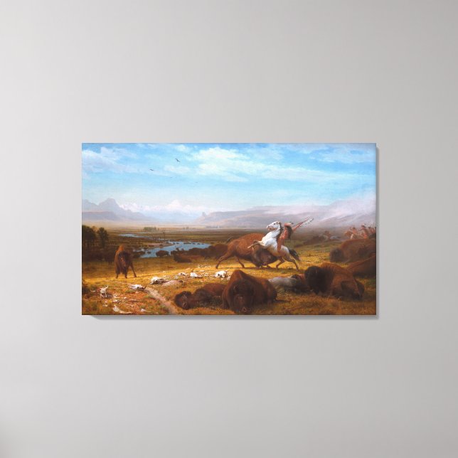 The Last of the Buffalo Canvas Print (Front)