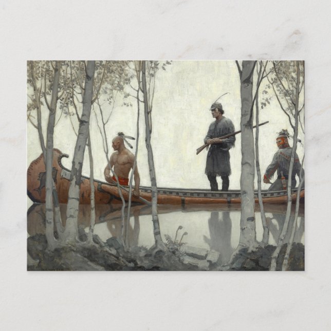 The Last of the Mohicans by N. C. Wyeth Postcard (Front)