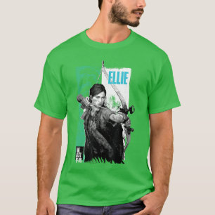The Last of Us Ellie Bow and Arrow Leaves Video Ga T-Shirt
