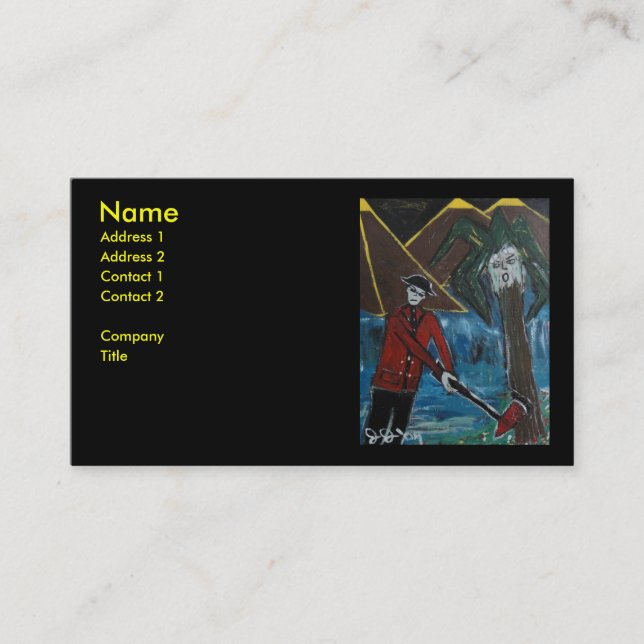 THE LAST PALM BUSINESS CARD (Front)
