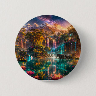 The Last Paradise — Impossible African Eden 6 Cm Round Badge