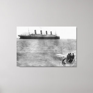 The last photo of the Titanic Canvas Print