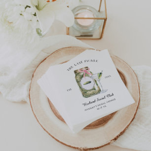 The Last Pickle   Bachelorette Weekend Napkin