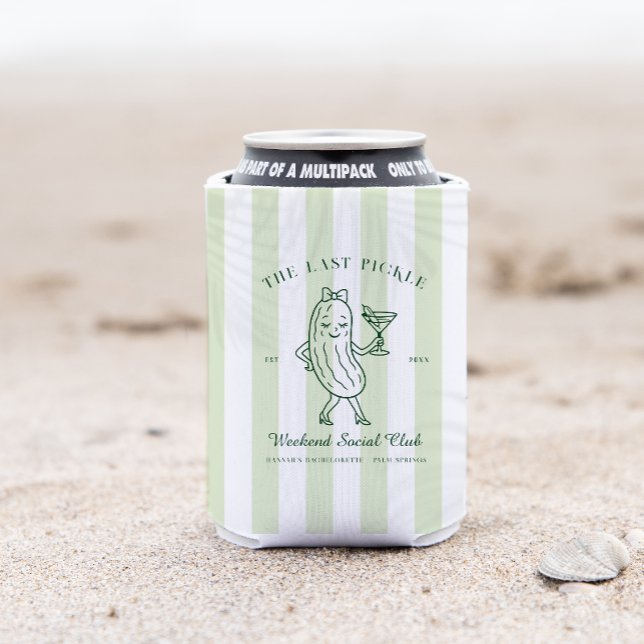 The Last Pickle | Cute Funny Bachelorette  Can Cooler (Creator Uploaded)