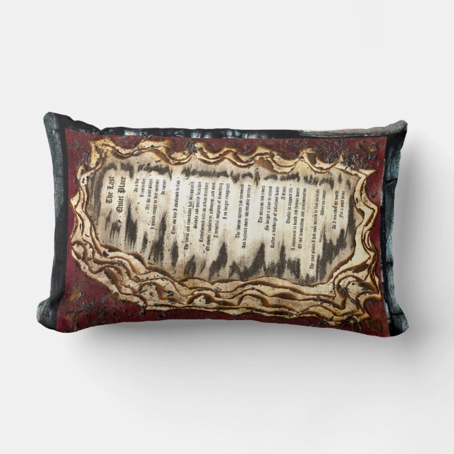 The Last Quiet Place, Twin Towers Lumbar Cushion (Front)