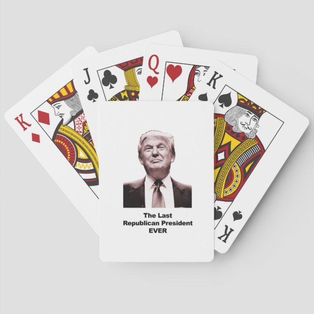 The Last Republican President Ever Playing Cards (Back)