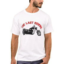 The Last Riders t-shirt in white/red