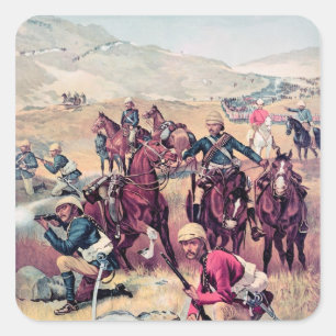 The Last Shot in the Soudan Square Sticker