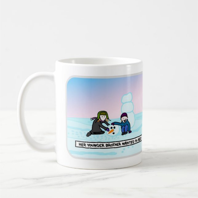 The LAST Snowman Coffee Mug (Left)
