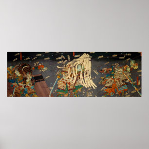 The last stand of the Kusunoki clan AT Shijo-nawat Poster
