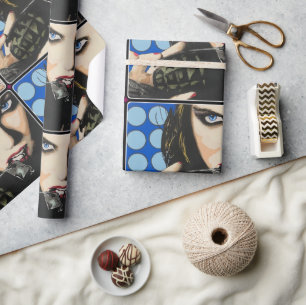‘The Last Straw’ Painting on a  Wrapping Paper
