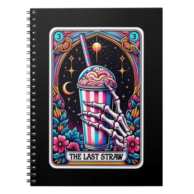 The Last Straw Tarot Card Notebook Collection (Front)