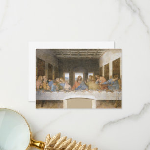 The Last Supper, 1494-1498 by Leonardo da Vinci Thank You Card
