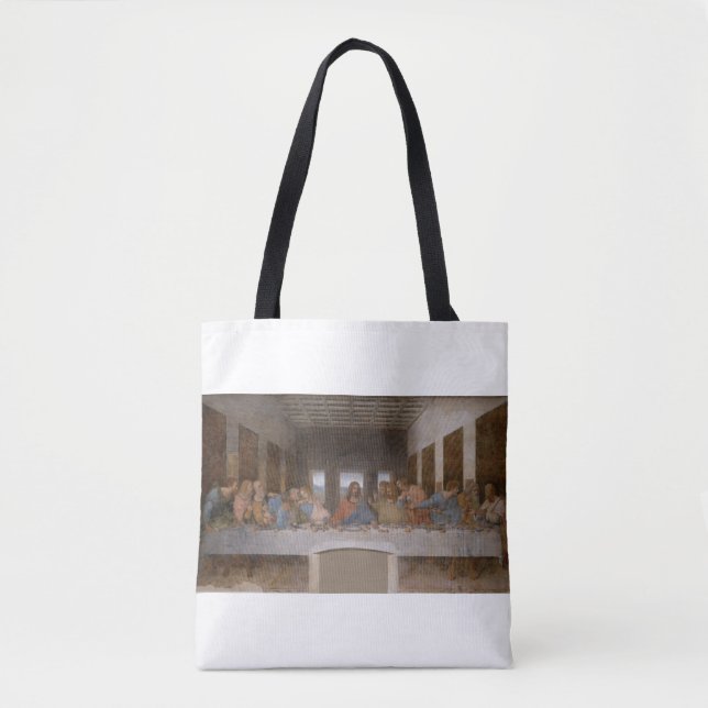 The Last Supper 1495 1498 by Leonardo da Vinci Tote Bag (Front)
