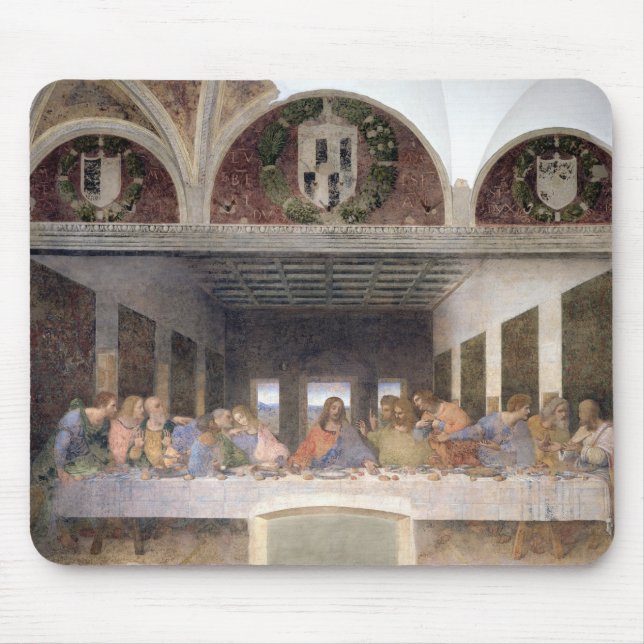 The Last Supper, 1495-97 3 Mouse Mat (Front)