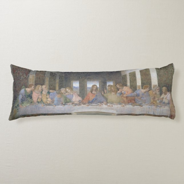 The Last Supper, 1495-97 (fresco) Body Cushion (Front)