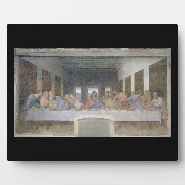 The Last Supper, 1495-97 (fresco) Plaque (Front)