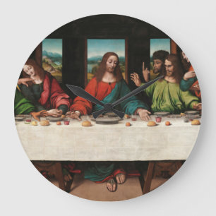 The Last Supper, 1515-1520 by Giampietrino Large Clock