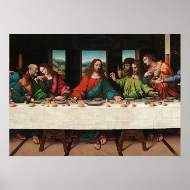 The Last Supper, 1515-1520 by Giampietrino Poster (Front)