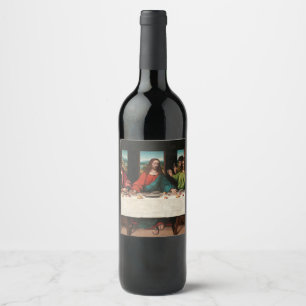 The Last Supper, 1515-1520 by Giampietrino Wine Label
