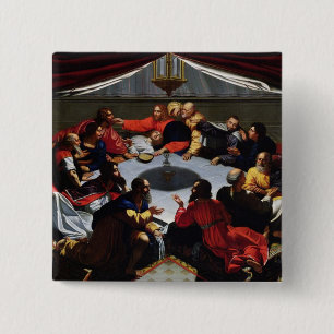 The Last Supper 15 Cm Square Badge