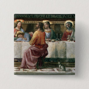 The Last Supper 2 15 Cm Square Badge