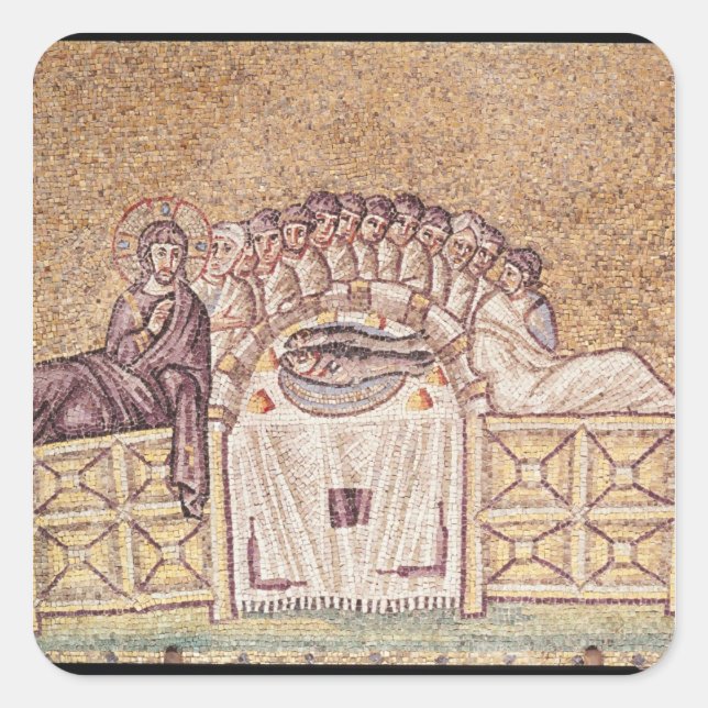 The Last Supper 2 Square Sticker (Front)