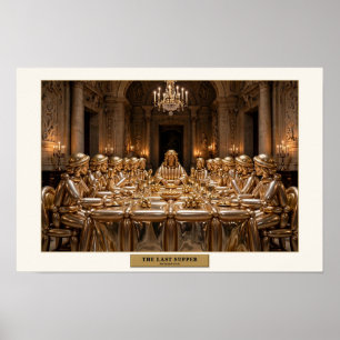 The Last Supper — Balloon Sculpture Poster