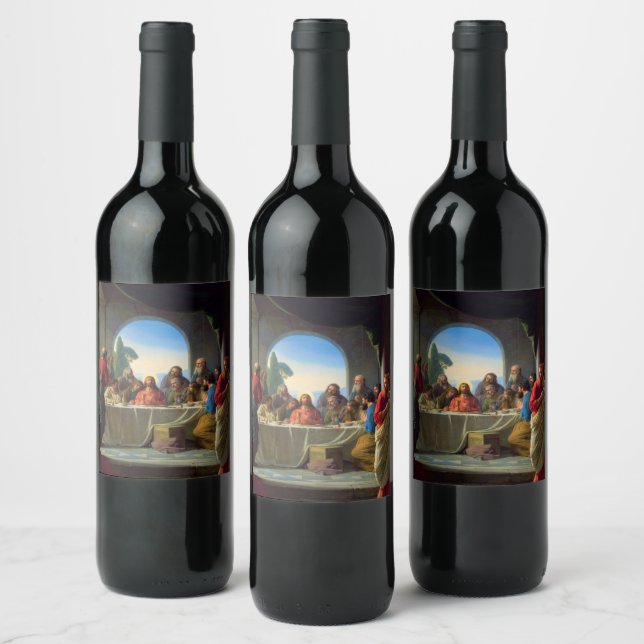 The Last Supper by Carl Bloch Wine Label (Bottles)