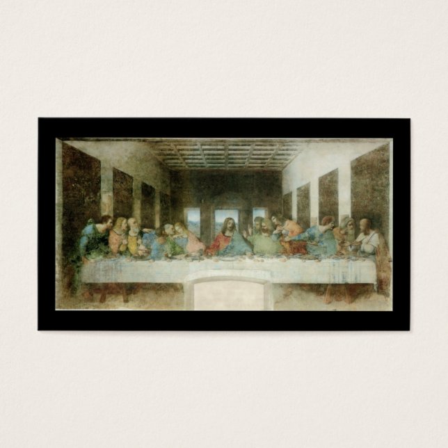 The Last Supper by Leonardo Da Vinci c. 1495-1498 (Front)