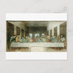The Last Supper by Leonardo Da Vinci c. 1495-1498 Postcard