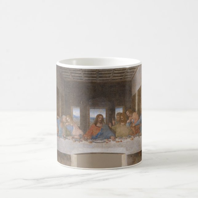 The Last Supper by Leonardo Da Vinci Coffee Mug (Center)