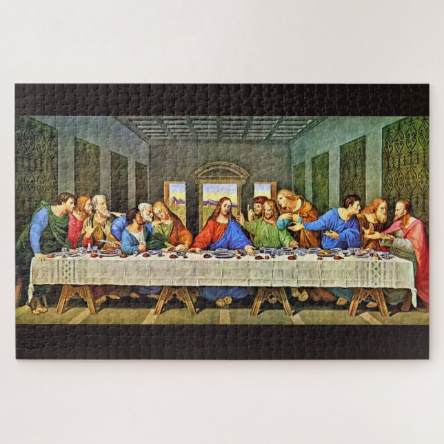 The Last Supper by Leonardo Da Vinci Jigsaw Puzzle (Horizontal)