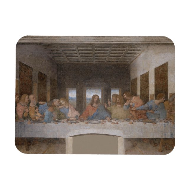 The Last Supper by Leonardo da Vinci Magnet (Horizontal)