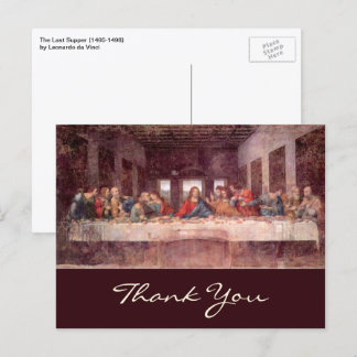 The Last Supper by Leonardo da Vinci Postcard