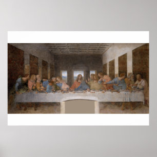 The Last Supper by Leonardo Da Vinci  Poster