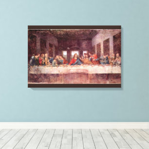 The Last Supper by Leonardo da Vinci, Renaissance Canvas Print