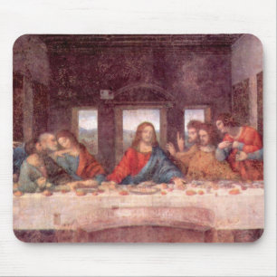 The Last Supper by Leonardo da Vinci, Renaissance Mouse Mat