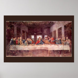 The Last Supper by Leonardo da Vinci, Renaissance Poster