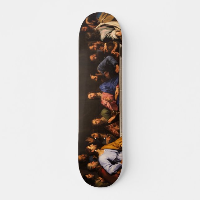The Last Supper by Philippe de Champaigne (1648) Skateboard (Front)