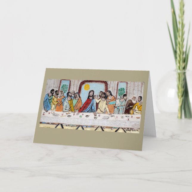 The Last Supper card (Front)