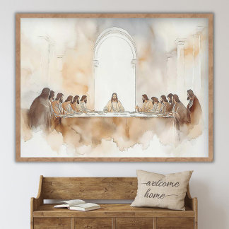 The Last Supper, Christian Wall Art, Picture of Ch Poster
