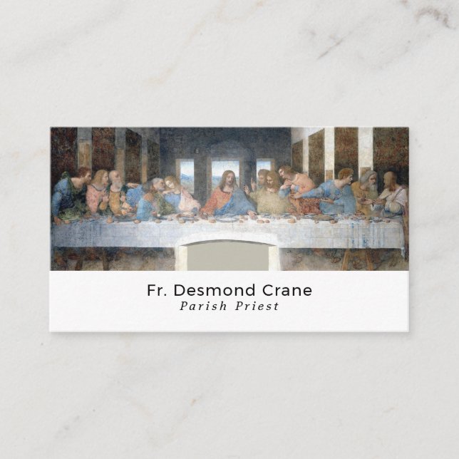 The Last Supper, Christianity, Religious Business Card (Front)