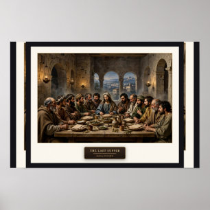 The Last Supper — Da Vinci Style Poster
